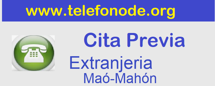 Cita Previa NIe y Huellas Maó-Mahón